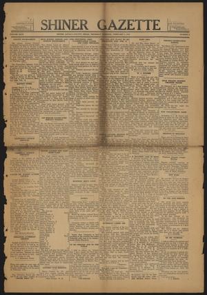 Primary view of object titled 'Shiner Gazette (Shiner, Tex.), Vol. 46, No. 6, Ed. 1 Thursday, February 9, 1939'.