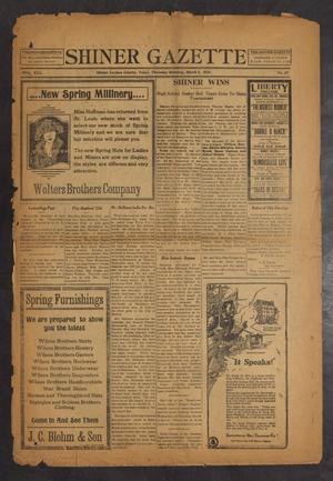 Primary view of object titled 'Shiner Gazette (Shiner, Tex.), Vol. 30, No. 20, Ed. 1 Thursday, March 1, 1923'.