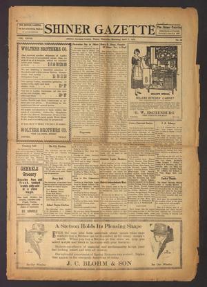 Shiner Gazette (Shiner, Tex.), Vol. 28, No. 26, Ed. 1 Thursday, April 7, 1921