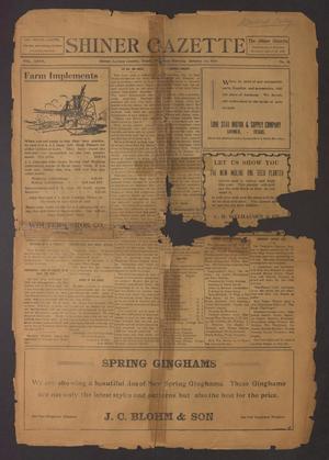 Primary view of object titled 'Shiner Gazette (Shiner, Tex.), Vol. 27, No. 16, Ed. 1 Thursday, January 22, 1920'.
