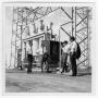 Thumbnail image of item number 1 in: 'Four Unidentified Men Talking at a Power Plant'.