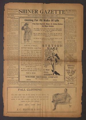 Shiner Gazette (Shiner, Tex.), Vol. 28, No. 1, Ed. 1 Thursday, October 7, 1920