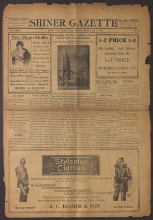 Shiner Gazette (Shiner, Tex.), Vol. 28, No. 41, Ed. 1 Thursday, July 21, 1921