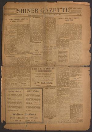 Shiner Gazette (Shiner, Tex.), Vol. 24, No. 24, Ed. 1 Thursday, March 1, 1917