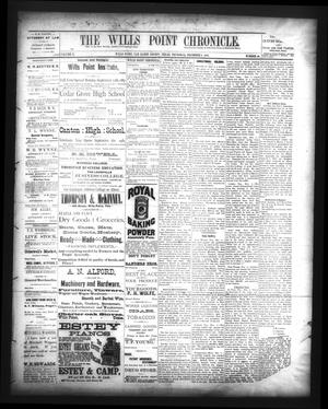 Primary view of object titled 'The Wills Point Chronicle. (Wills Point, Tex.), Vol. 10, No. 49, Ed. 1 Thursday, December 8, 1887'.