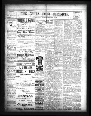 The Wills Point Chronicle. (Wills Point, Tex.), Vol. 11, No. 39, Ed. 1 Thursday, September 27, 1888