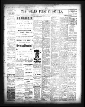 The Wills Point Chronicle. (Wills Point, Tex.), Vol. 10, No. 16, Ed. 1 Thursday, April 21, 1887