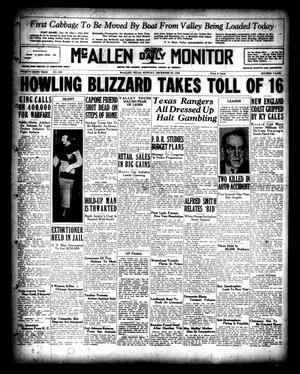 McAllen Daily Monitor (McAllen, Tex.), Vol. 26, No. 256, Ed. 1 Monday, December 30, 1935