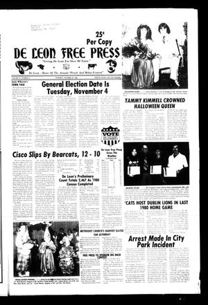 De Leon Free Press (De Leon, Tex.), Vol. 93, No. 22, Ed. 1 Thursday, October 30, 1980