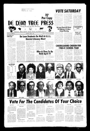 De Leon Free Press (De Leon, Tex.), Vol. 92, No. 44, Ed. 1 Thursday, April 3, 1980
