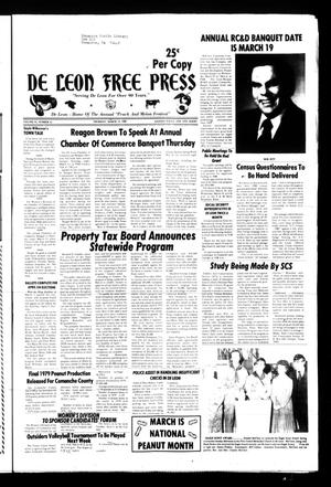 De Leon Free Press (De Leon, Tex.), Vol. 92, No. 41, Ed. 1 Thursday, March 13, 1980