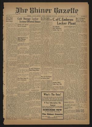 The Shiner Gazette (Shiner, Tex.), Vol. 52, No. 37, Ed. 1 Thursday, September 12, 1946