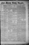 Thumbnail image of item number 1 in: 'Fort Worth Daily Gazette. (Fort Worth, Tex.), Vol. 7, No. 24, Ed. 1, Saturday, January 13, 1883'.