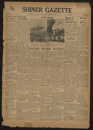 Shiner Gazette (Shiner, Tex.), Vol. 49, No. 42, Ed. 1 Thursday, October 21, 1943