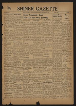 Primary view of object titled 'Shiner Gazette (Shiner, Tex.), Vol. 49, No. 38, Ed. 1 Thursday, September 23, 1943'.
