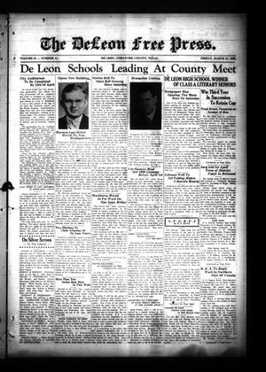 The DeLeon Free Press. (De Leon, Tex.), Vol. 48, No. 41, Ed. 1 Friday, March 31, 1939