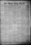 Primary view of Fort Worth Daily Gazette. (Fort Worth, Tex.), Vol. 7, No. 36, Ed. 1, Sunday, January 28, 1883