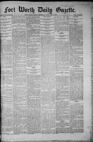 Primary view of object titled 'Fort Worth Daily Gazette. (Fort Worth, Tex.), Vol. 7, No. 39, Ed. 1, Thursday, February 1, 1883'.
