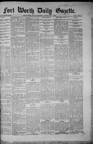Fort Worth Daily Gazette. (Fort Worth, Tex.), Vol. 7, No. 41, Ed. 1, Saturday, February 3, 1883
