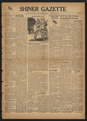 Shiner Gazette (Shiner, Tex.), Vol. 49, No. 49, Ed. 1 Thursday, December 10, 1942