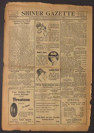 Shiner Gazette (Shiner, Tex.), Vol. 34, No. 48, Ed. 1 Thursday, October 6, 1927