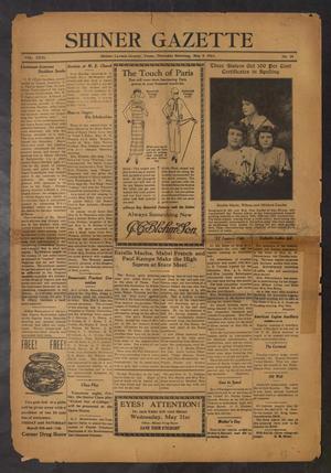 Primary view of object titled 'Shiner Gazette (Shiner, Tex.), Vol. 31, No. 29, Ed. 1 Thursday, May 8, 1924'.