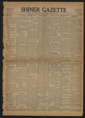 Primary view of object titled 'Shiner Gazette (Shiner, Tex.), Vol. 48, No. 9, Ed. 1 Thursday, February 27, 1941'.