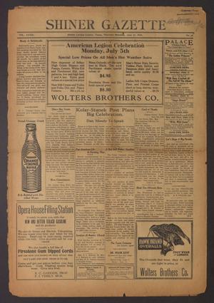 Shiner Gazette (Shiner, Tex.), Vol. 33, No. 33, Ed. 1 Thursday, June 17, 1926
