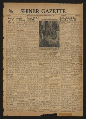 Primary view of object titled 'Shiner Gazette (Shiner, Tex.), Vol. 50, No. 33, Ed. 1 Thursday, August 17, 1944'.