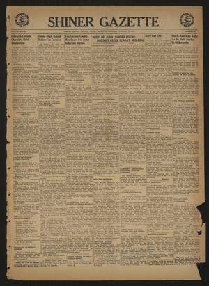 Primary view of object titled 'Shiner Gazette (Shiner, Tex.), Vol. 48, No. 43, Ed. 1 Thursday, October 23, 1941'.