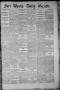 Primary view of Fort Worth Daily Gazette. (Fort Worth, Tex.), Vol. 7, No. 73, Ed. 1, Wednesday, March 14, 1883
