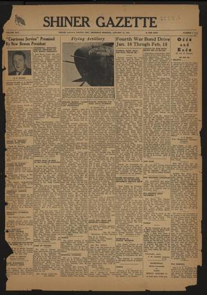 Primary view of object titled 'Shiner Gazette (Shiner, Tex.), Vol. 50, No. 2, Ed. 1 Thursday, January 13, 1944'.