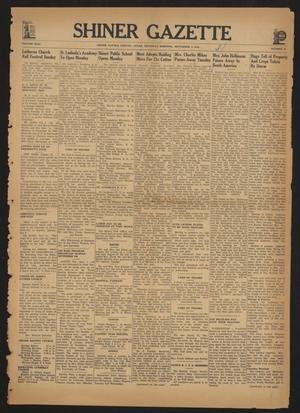 Shiner Gazette (Shiner, Tex.), Vol. 49, No. 35, Ed. 1 Thursday, September 3, 1942