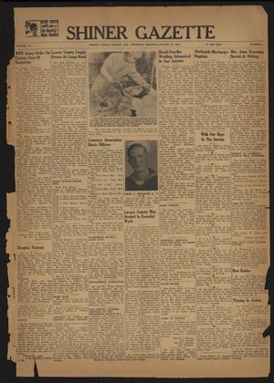 Primary view of object titled 'Shiner Gazette (Shiner, Tex.), Vol. 51, No. 4, Ed. 1 Thursday, January 25, 1945'.