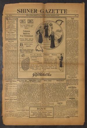 Shiner Gazette (Shiner, Tex.), Vol. 32, No. 47, Ed. 1 Thursday, September 17, 1925