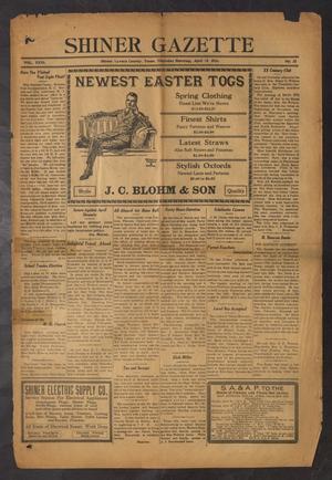 Shiner Gazette (Shiner, Tex.), Vol. 31, No. 25, Ed. 1 Thursday, April 10, 1924