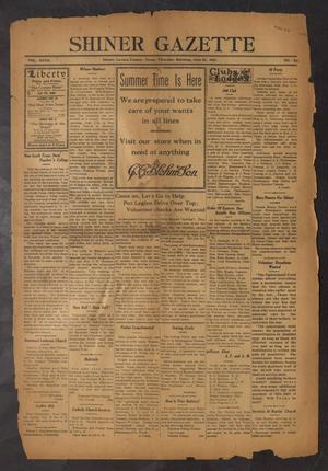 Shiner Gazette (Shiner, Tex.), Vol. 32, No. 34, Ed. 1 Thursday, June 18, 1925