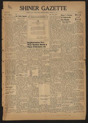 Shiner Gazette (Shiner, Tex.), Vol. 49, No. 7, Ed. 1 Thursday, February 18, 1943