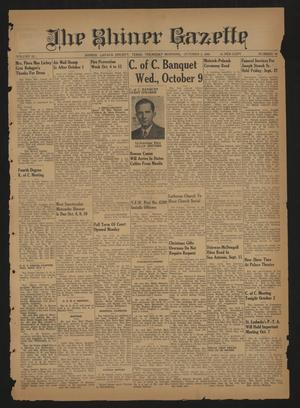 The Shiner Gazette (Shiner, Tex.), Vol. 52, No. 40, Ed. 1 Thursday, October 3, 1946