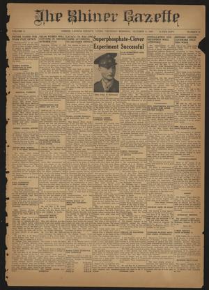 Primary view of object titled 'The Shiner Gazette (Shiner, Tex.), Vol. 51, No. 41, Ed. 1 Thursday, October 11, 1945'.