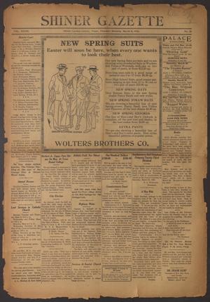 Shiner Gazette (Shiner, Tex.), Vol. 33, No. 20, Ed. 1 Thursday, March 18, 1926