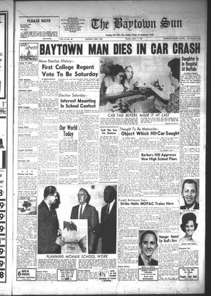 Primary view of object titled 'The Baytown Sun (Baytown, Tex.), Vol. 43, No. 189, Ed. 1 Thursday, March 31, 1966'.