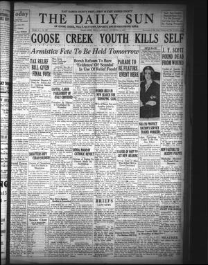 The Daily Sun (Goose Creek, Tex.), Vol. 16, No. 135, Ed. 1 Saturday, November 10, 1934