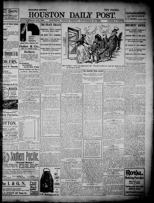 The Houston Daily Post (Houston, Tex.), Vol. 14, No. 230, Ed. 1, Friday, November 18, 1898