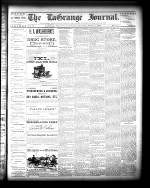 The La Grange Journal. (La Grange, Tex.), Vol. 10, No. 11, Ed. 1 Thursday, March 7, 1889