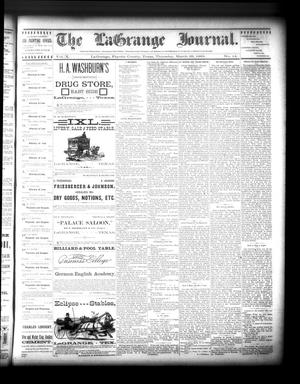 The La Grange Journal. (La Grange, Tex.), Vol. 10, No. 14, Ed. 1 Thursday, March 28, 1889
