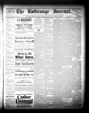 The La Grange Journal. (La Grange, Tex.), Vol. 9, No. 47, Ed. 1 Thursday, November 15, 1888