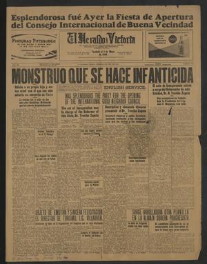 Primary view of object titled 'El Heraldo De Victoria (Ciudad Victoria, Tamaulipas, Mexico), Vol. 12, No. 2923, Ed. 1 Friday, November 8, 1957'.