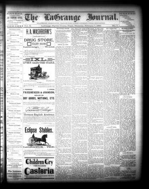 The La Grange Journal. (La Grange, Tex.), Vol. 10, No. 7, Ed. 1 Thursday, February 7, 1889