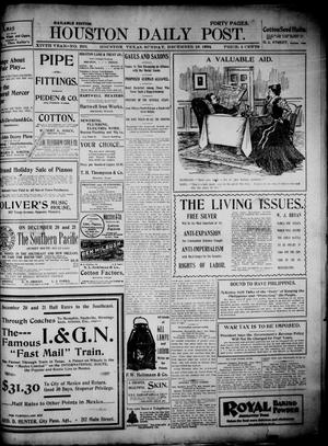 The Houston Daily Post (Houston, Tex.), Vol. 14, No. 260, Ed. 1, Sunday, December 18, 1898